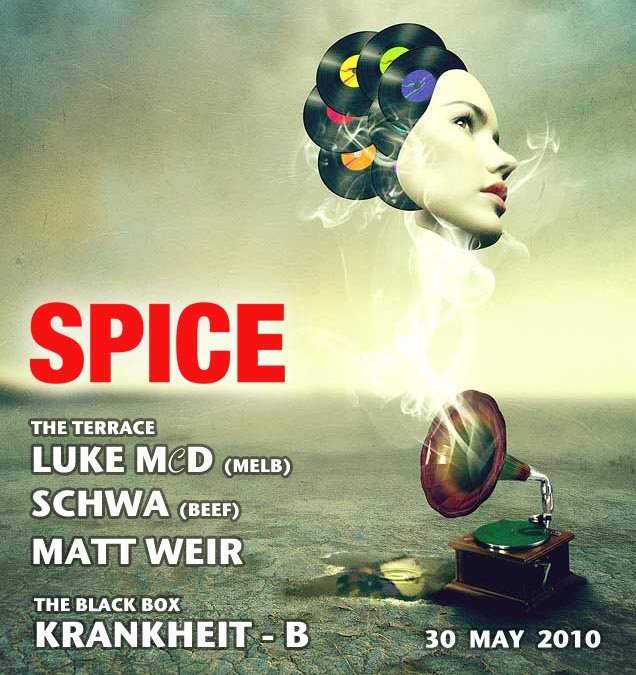 Spice with Luke Mcd + Matt Weir + Schwa + Krankheit-B - Página frontal