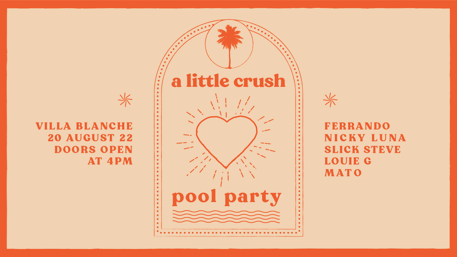 A Little Crush Pool Party em Villa Blanche, Malta