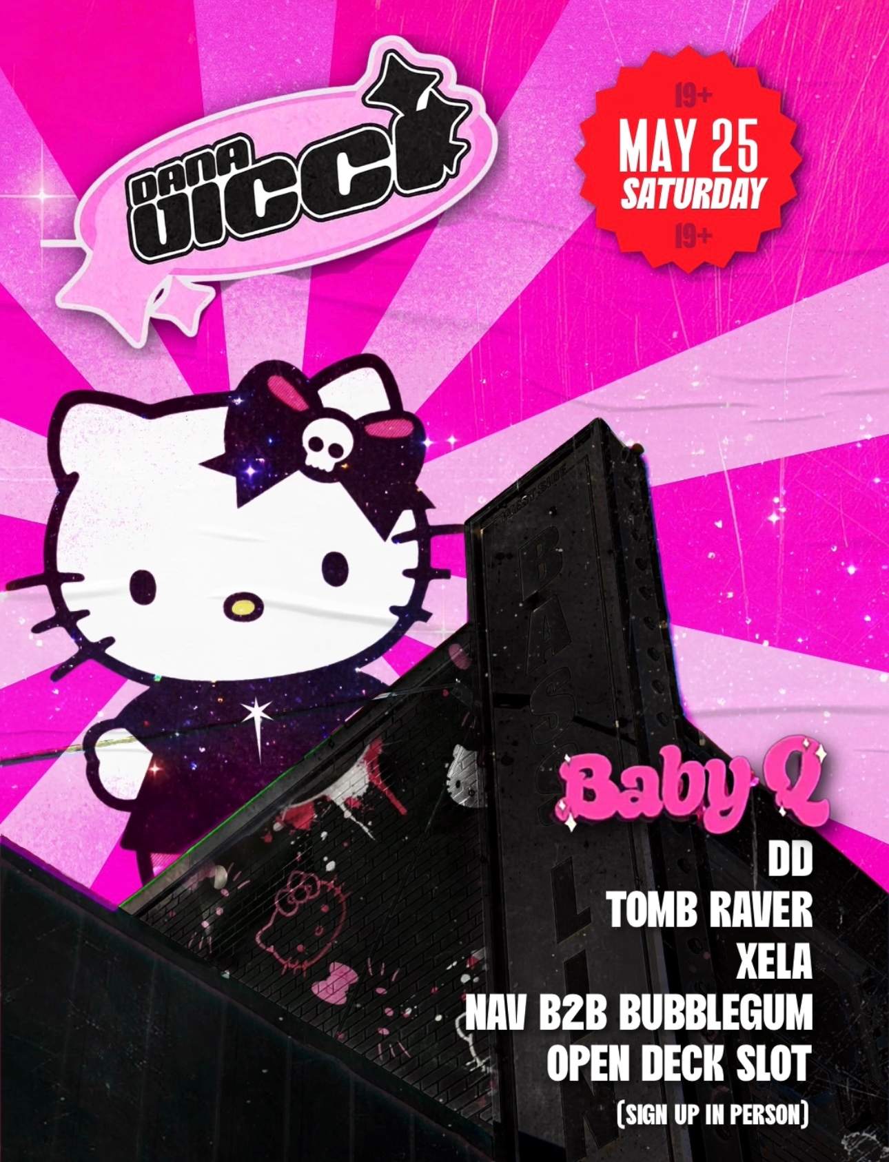 Hello Kitty Rave - Página frontal