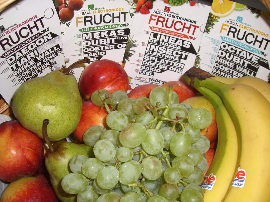 Frucht Label Showcase - Página frontal