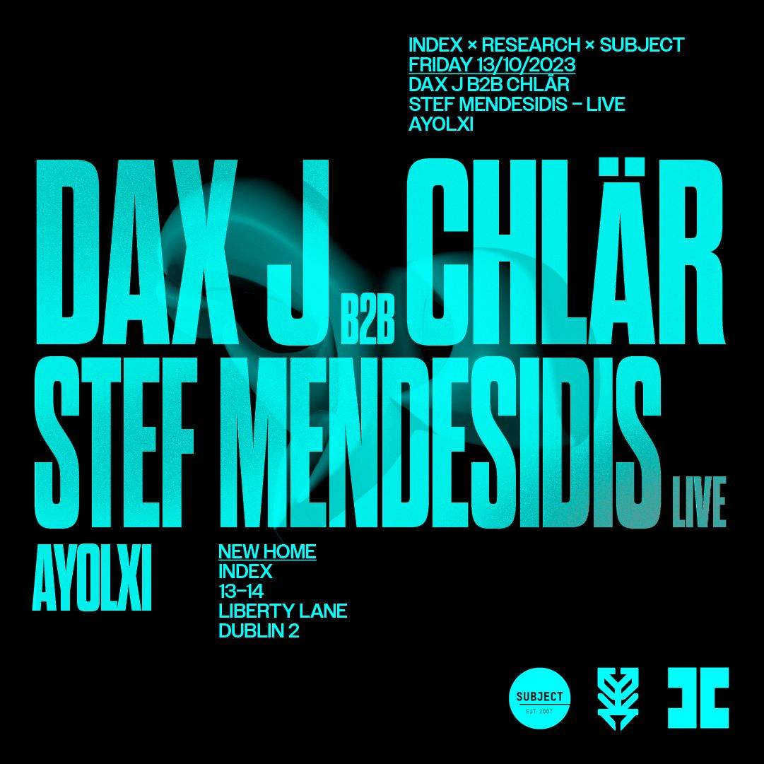 Dax J b2b Chlar & Stef Mendesidis - Live - Página frontal