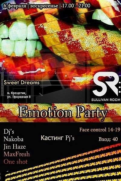 Emotion Party - Página frontal