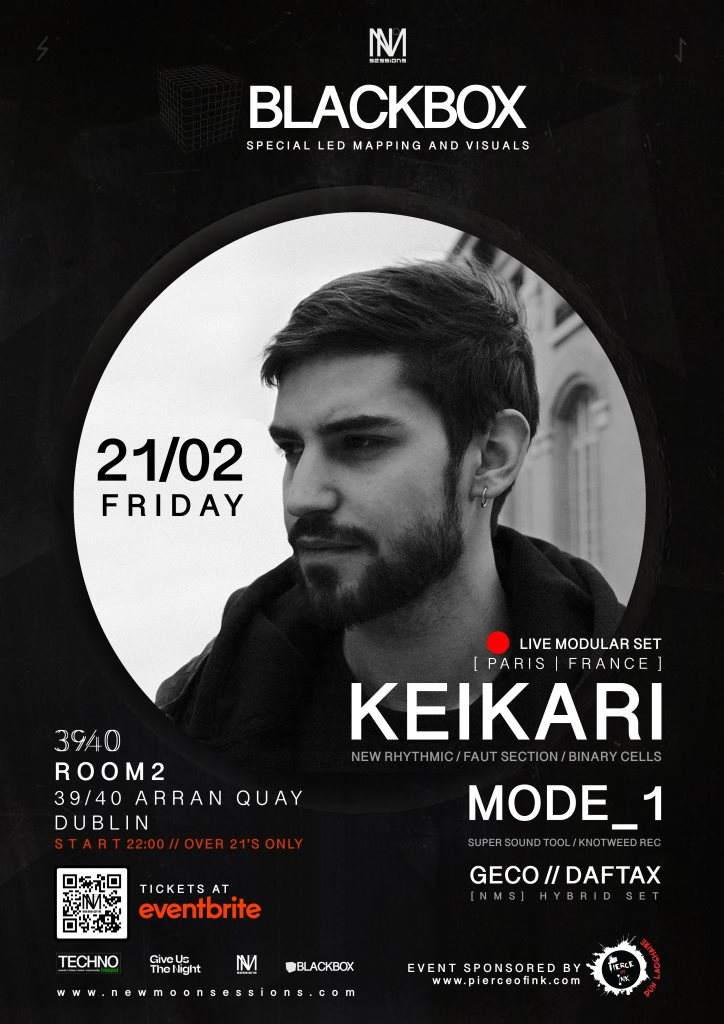 Blackbox: Keikari Live (Paris,FR), Mode_1 GECO Daftax NMS - Página frontal