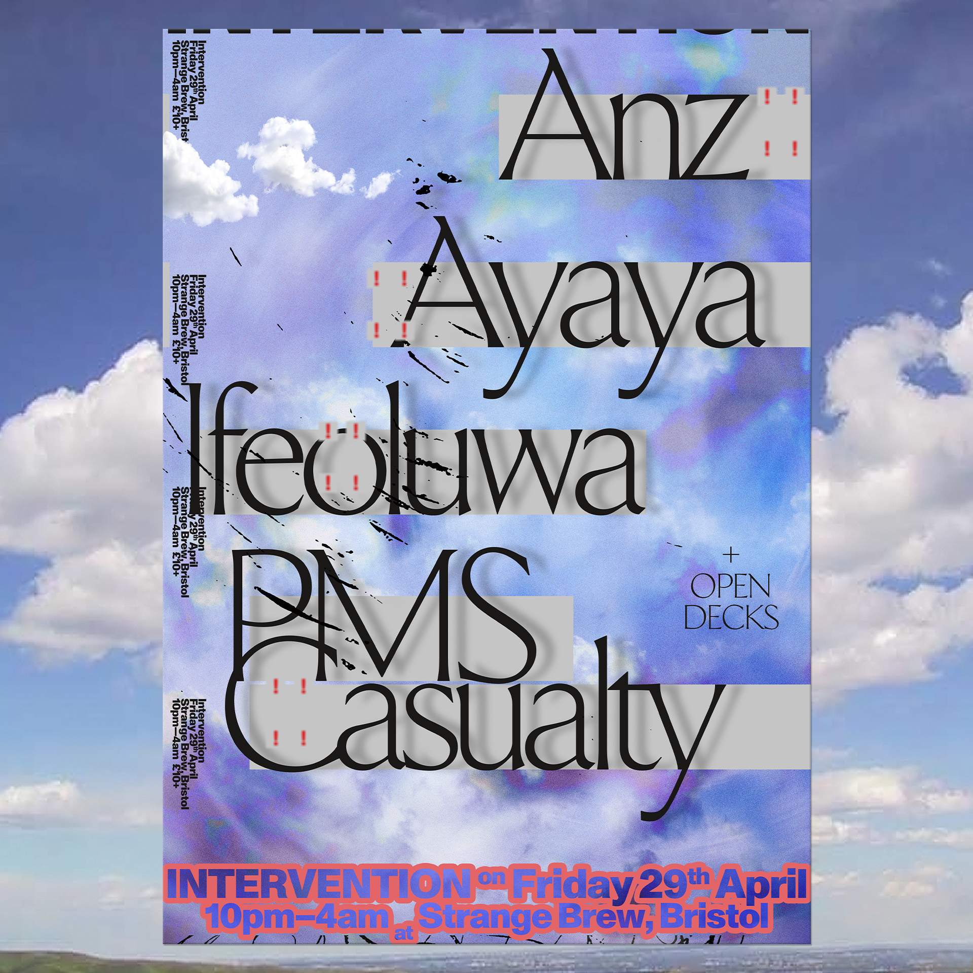 INTERVENTION W/ Anz, Ayaya, Ifeoluwa & PMS Casualty - Página trasera