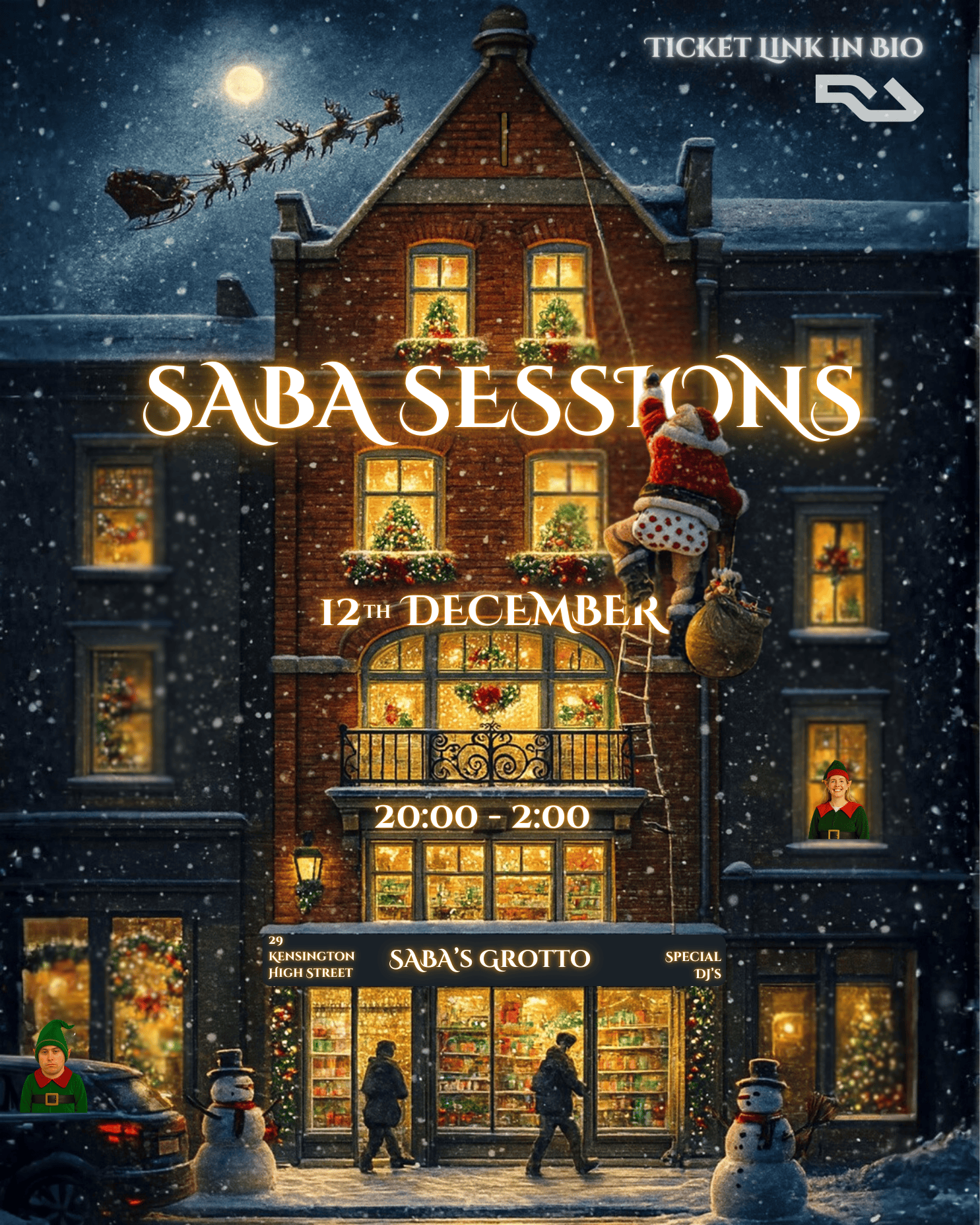 SABA's Christmas Grotto // SABA SESSIONS at Saba Convenience Store, London