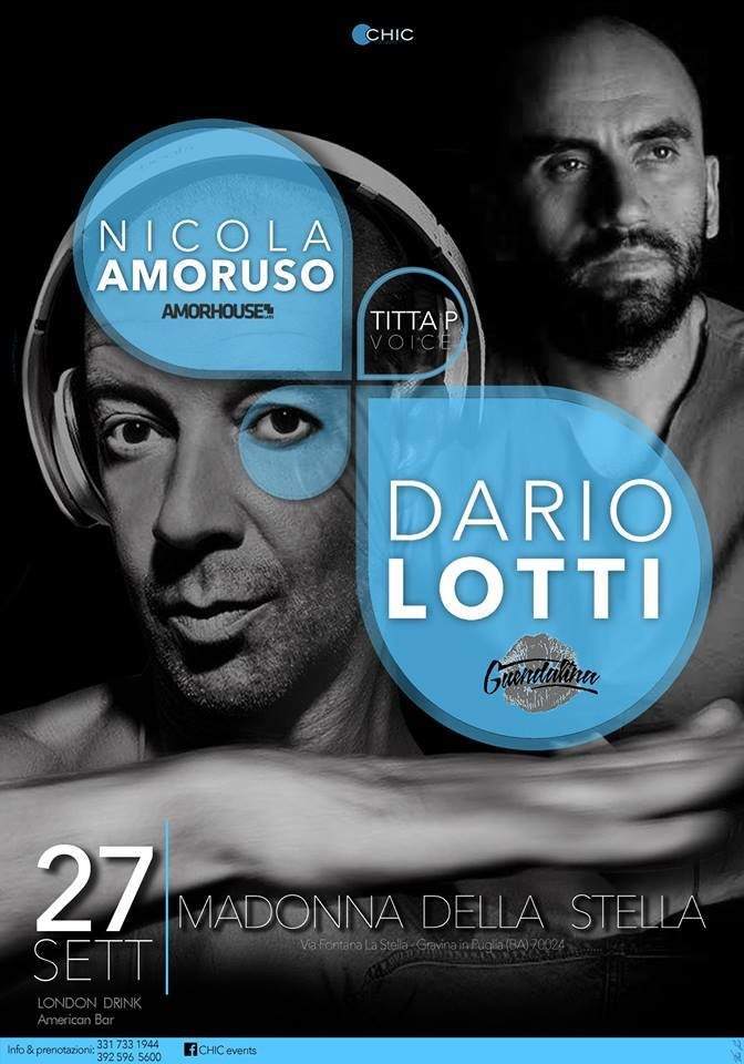 Dario Lotti & Nicola Amoruso - フライヤー表