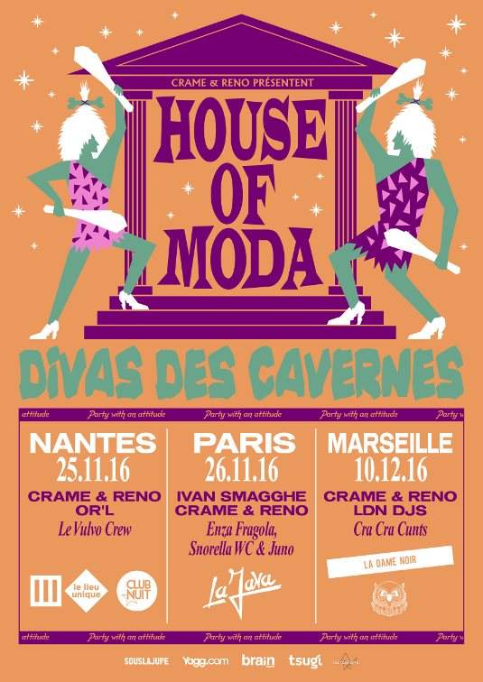 House of Moda Diva des Cavernes - Página frontal