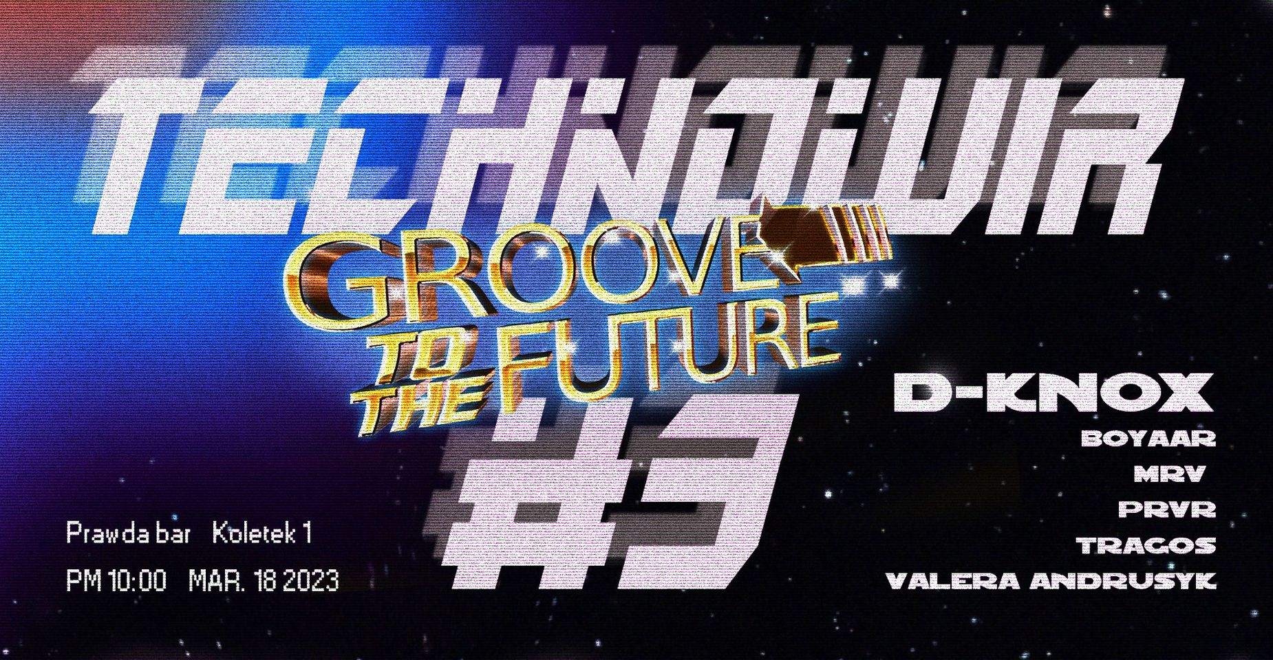 Techno WIR #3 / Groove to the future // D-knox - Página frontal