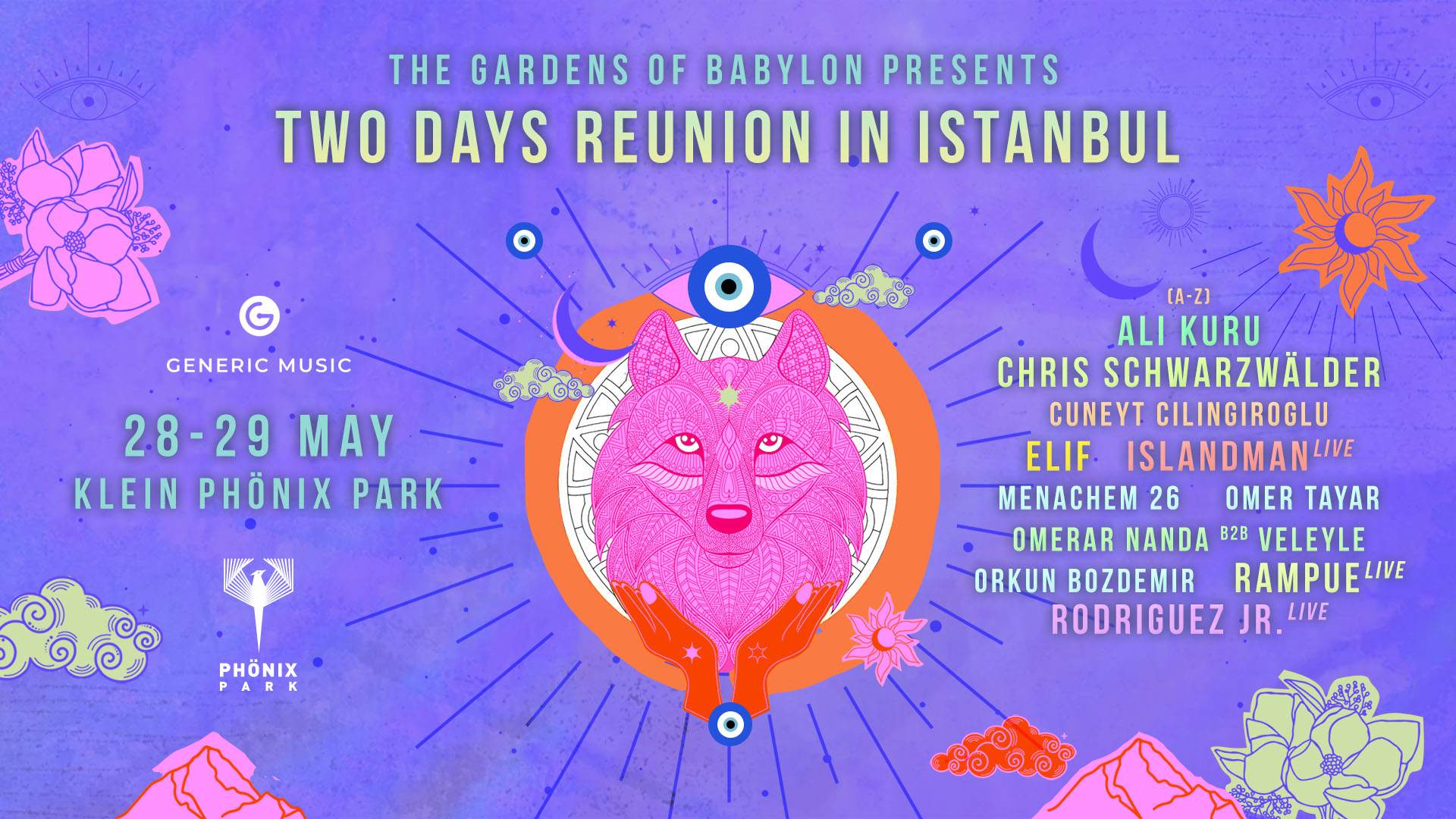 The Gardens of Babylon // Istanbul Reunion - フライヤー表