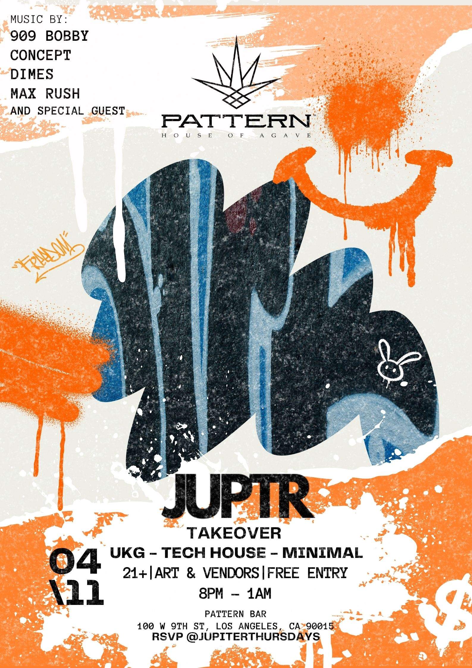 Pattern Bar (JUPTR TAKE OVER) at Pattern Bar, Los Angeles