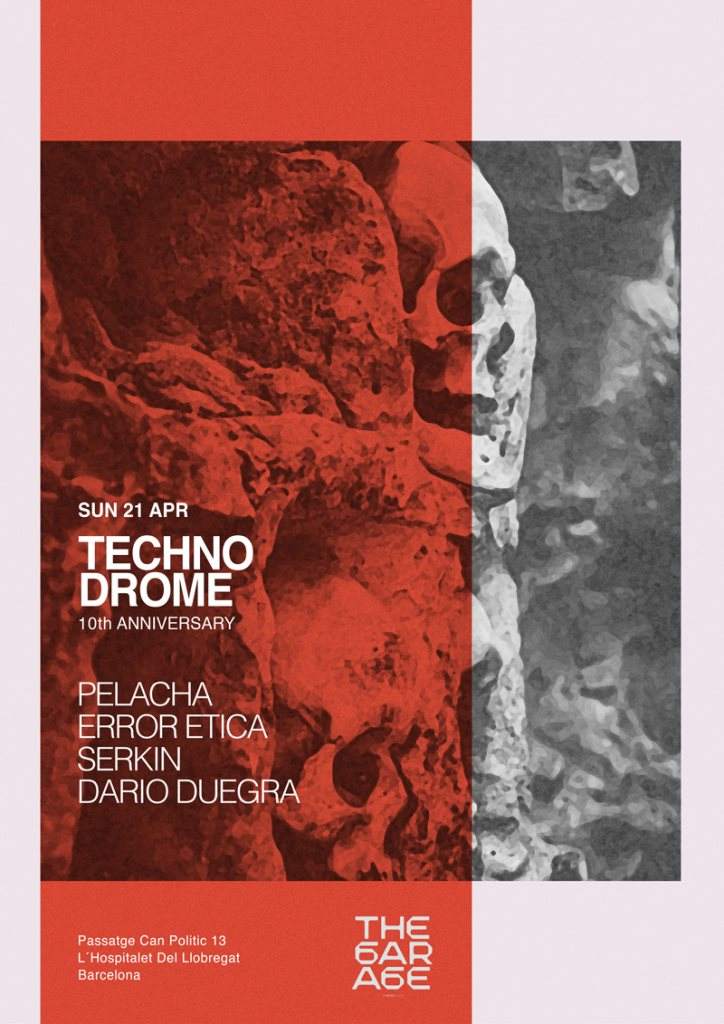 Technodrome 10th Anniversary: Pelacha, Error Etica, Serkin, Dario Duegra - Página trasera