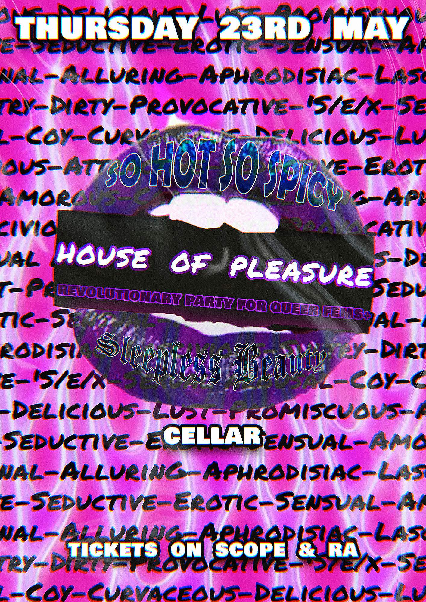 House of Pleasure♡♡♡ Sex-Positive Club for Queer Fems a Cellar, Dublin ·  Biglietti