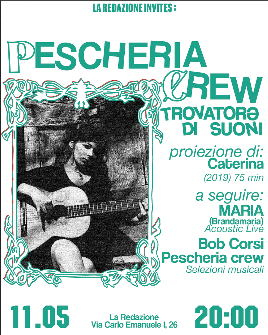 La Redazione invites Pescheria: Maria Violenza (Live) + Bob Corsi & Pescheria Crew (Dj Set) - フライヤー表