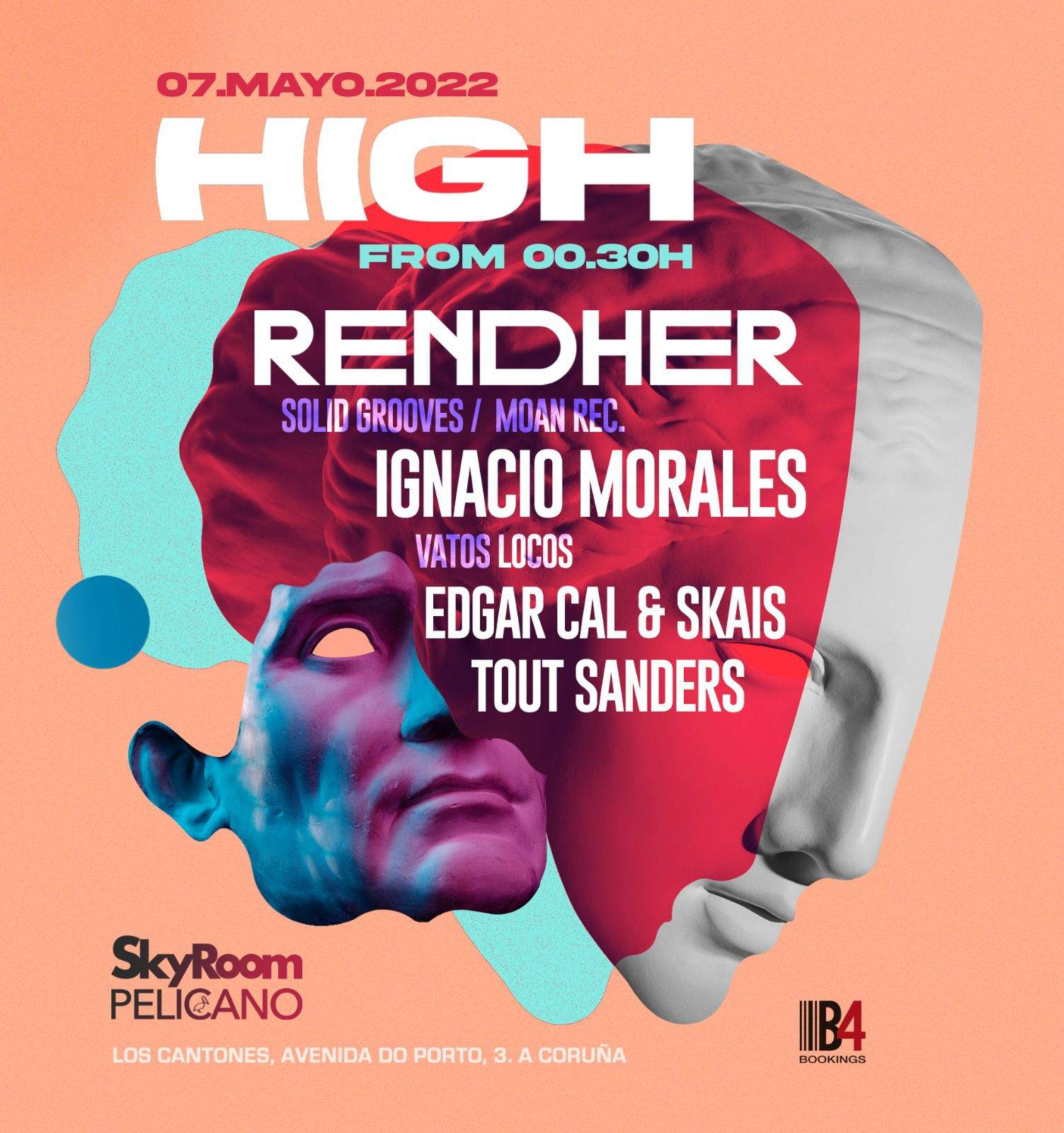 HIGH with Rendher + Ignacio Morales + Edgar Cal & Skais + Tout Sanders - Página frontal