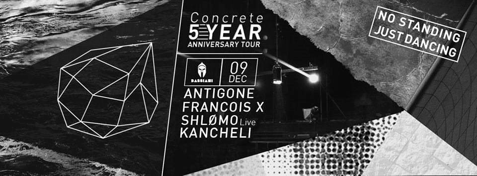 Concrete Night with Antigone, Francois X & Shlømo - Página frontal