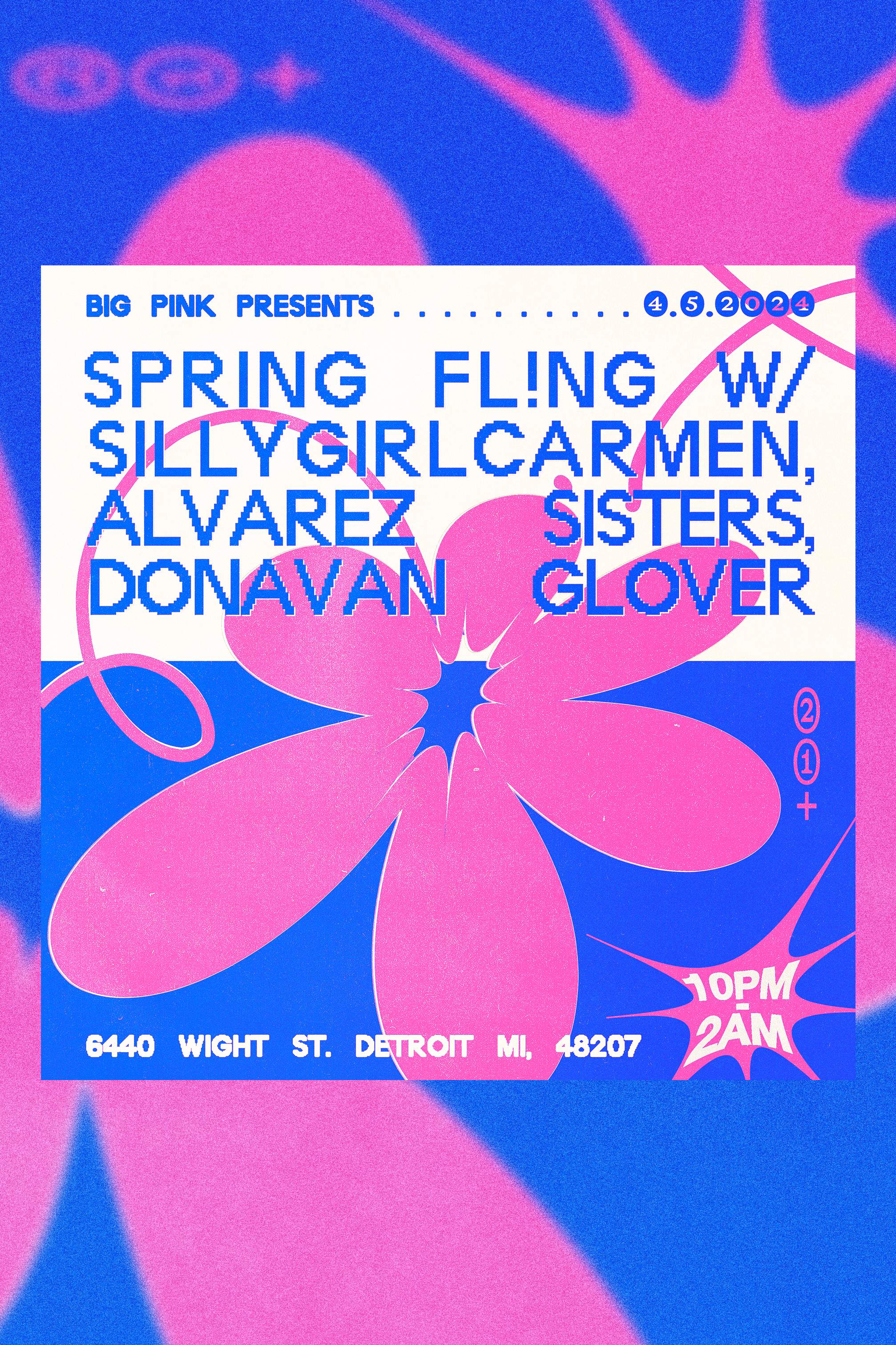 Spring Fling: sillygirlcarmen, The Alvarez Sisters & Donavan Glover (FREE) - フライヤー表