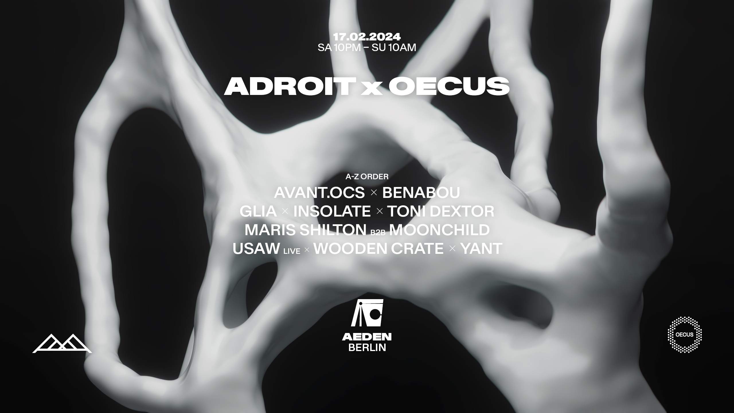 ADROIT x OECUS - フライヤー表