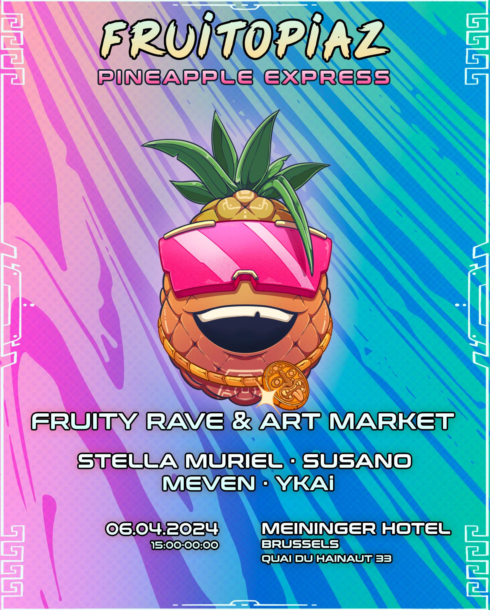 Fruitopiaz - Pineapple Express - Fruity Day Rave & Art Market en ...