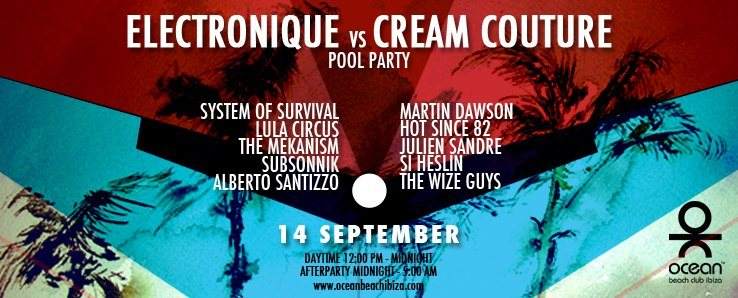 Electronique & Cream Couture Pool Party - Página trasera