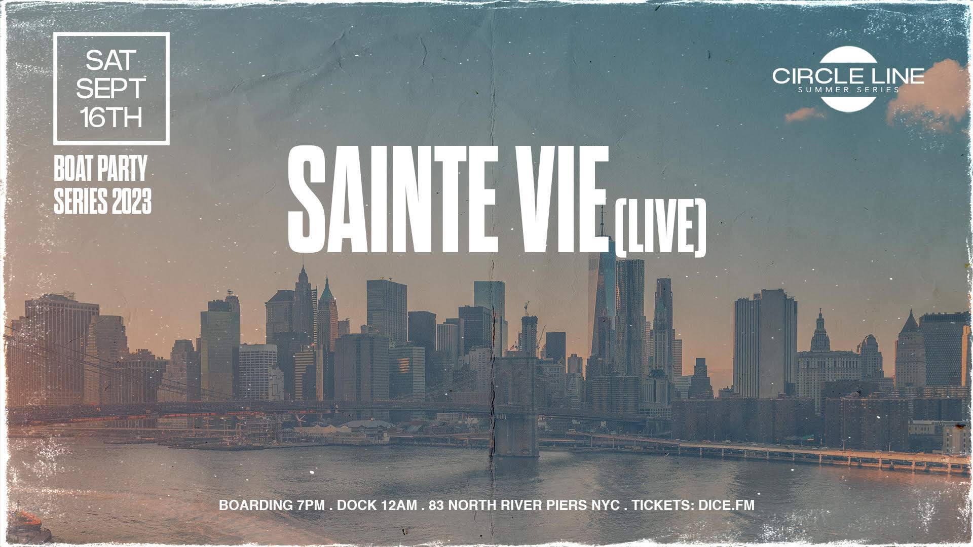 Circle Line Summer Series: Sainte Vie (Live) - Página frontal