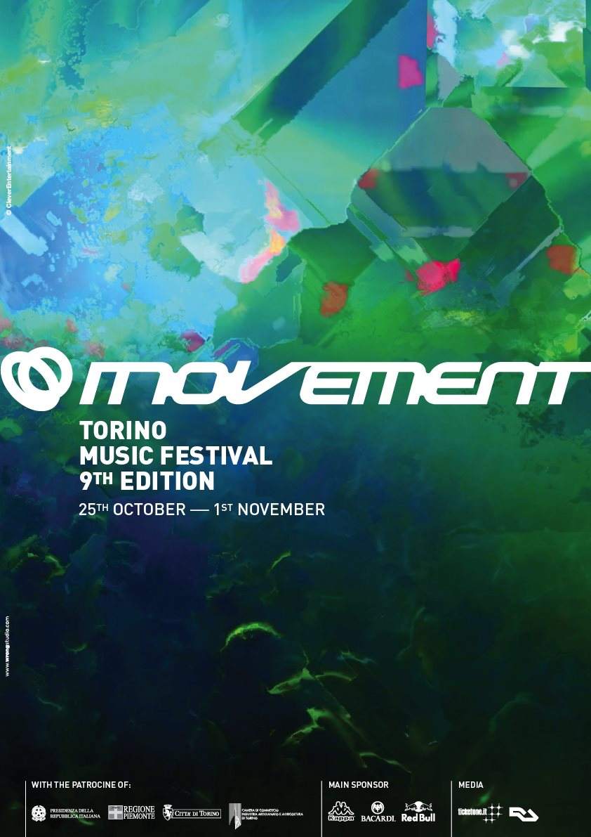 Movement Torino Music Festival 2014 - フライヤー表