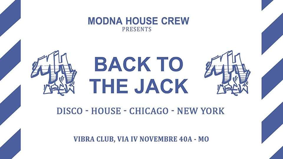 Back to The Jack - フライヤー表