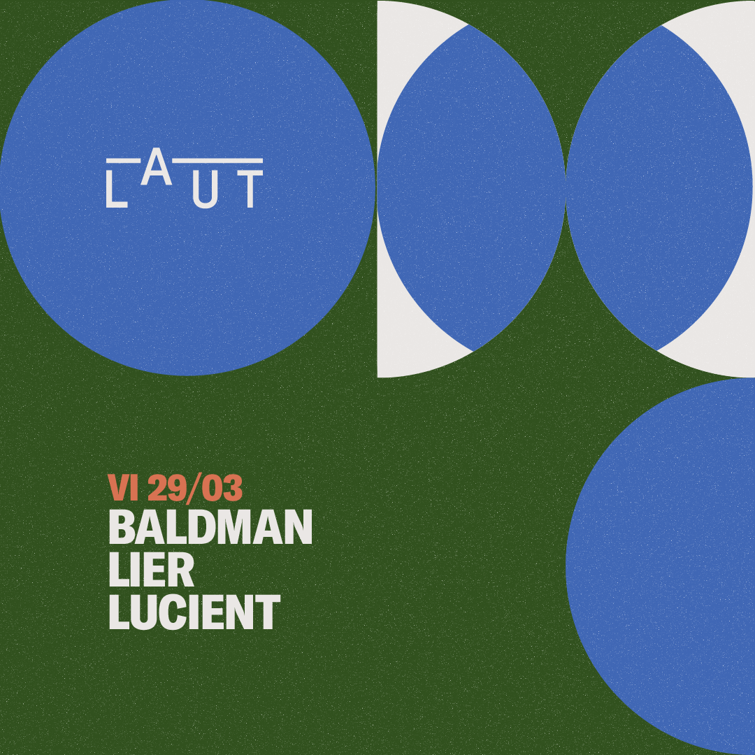 Baldman + Lier + Lucient - フライヤー表