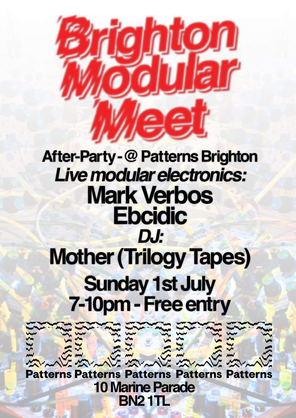 Brighton Modular Meet After Party - Página frontal