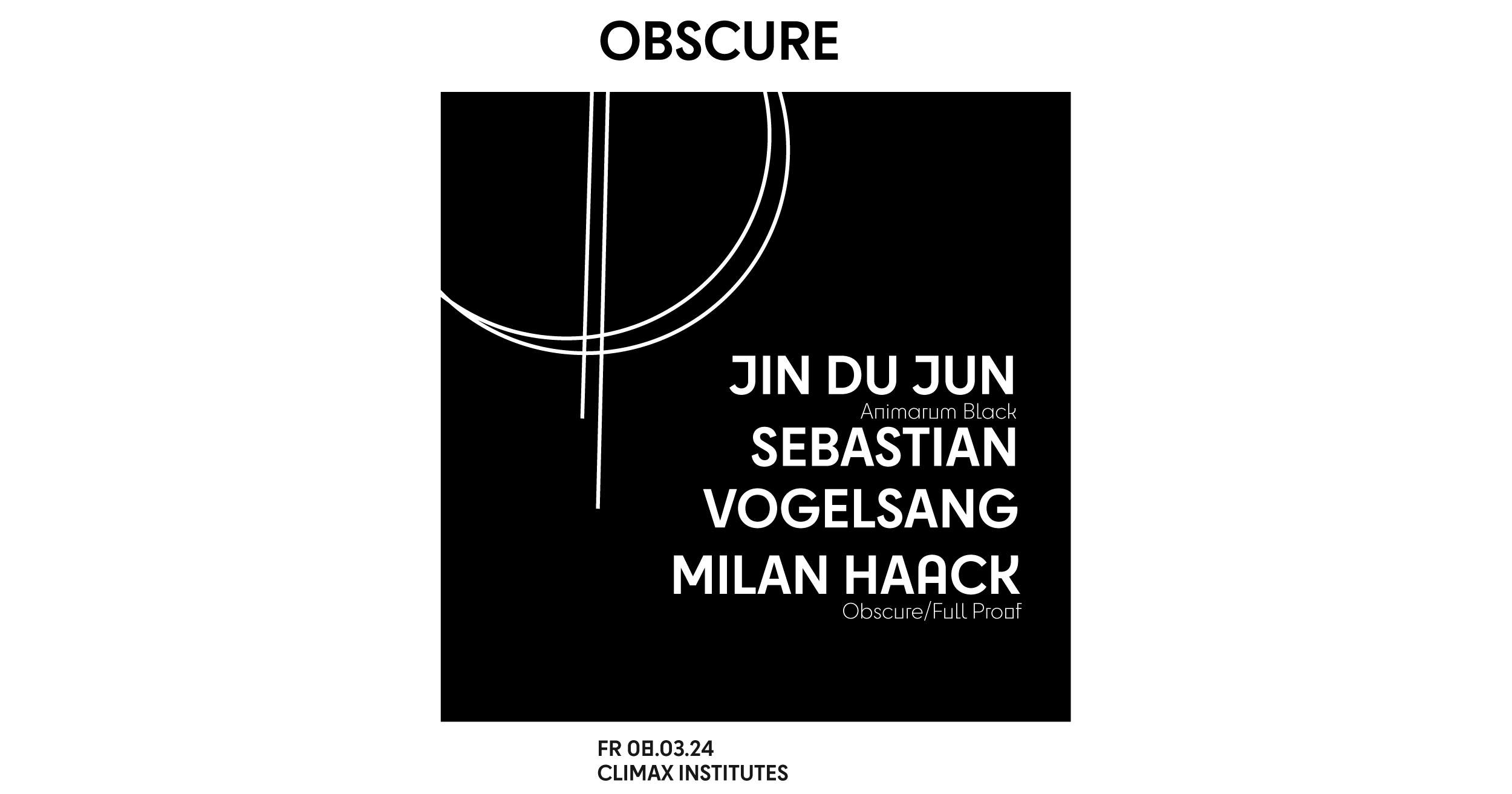 OBSCURE - フライヤー表