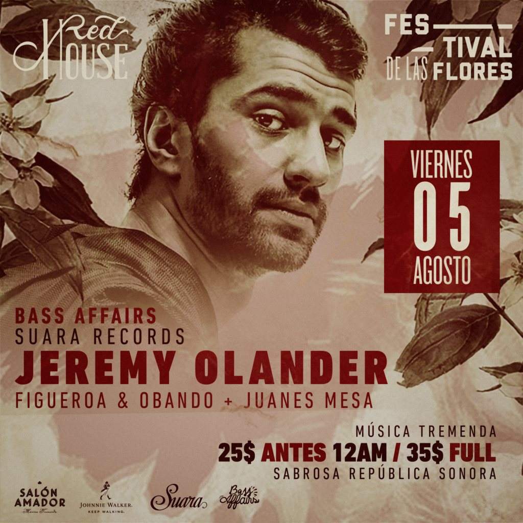 Bass Affairs, Festival De Las Flores with Jeremy Olander - フライヤー表