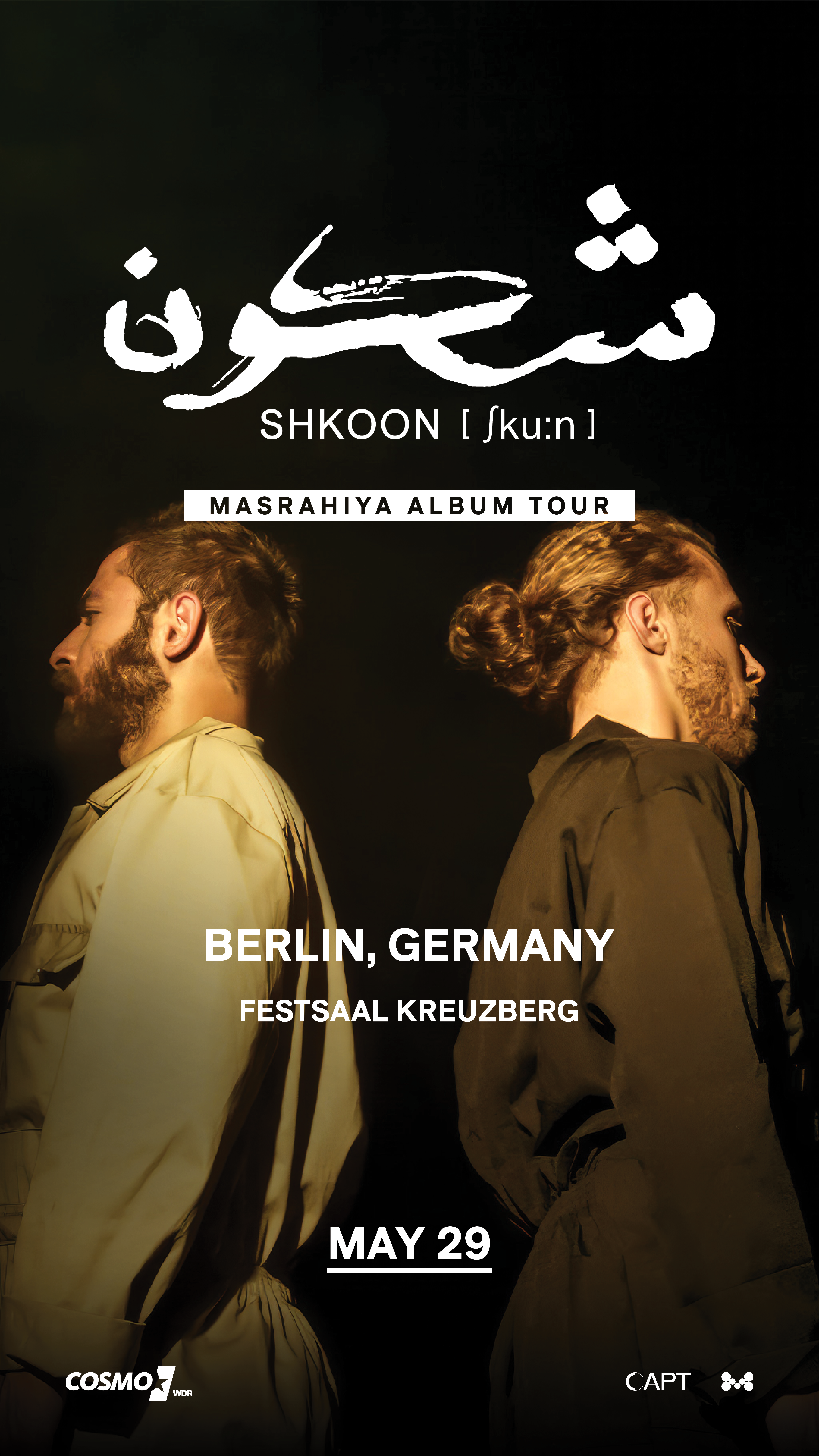 Shkoon Masrahiya Album Tour - BERLIN - Página frontal