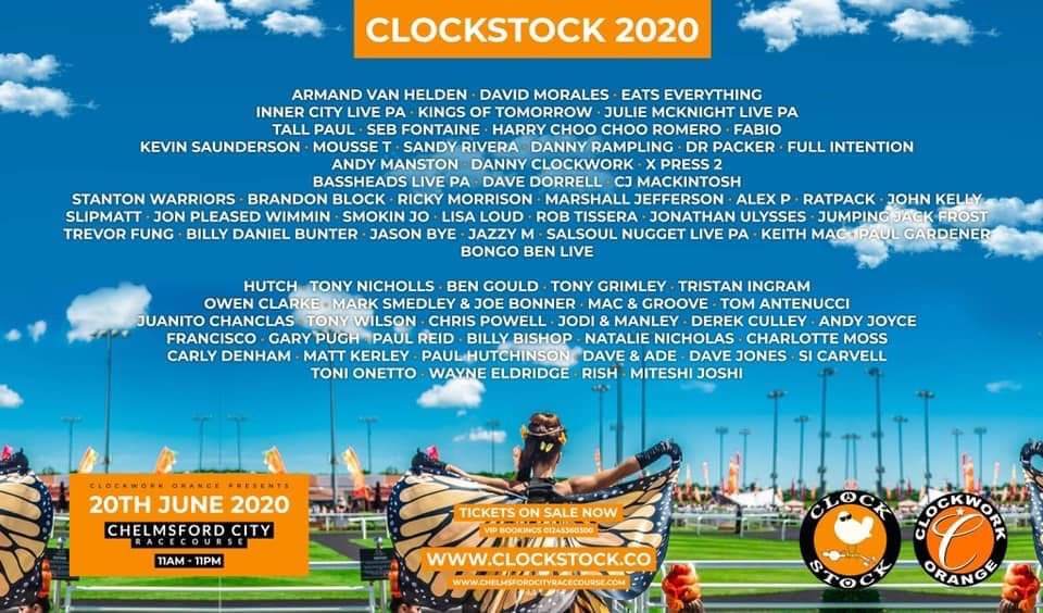 Clockwork Orange Clockstock 2020 - フライヤー裏