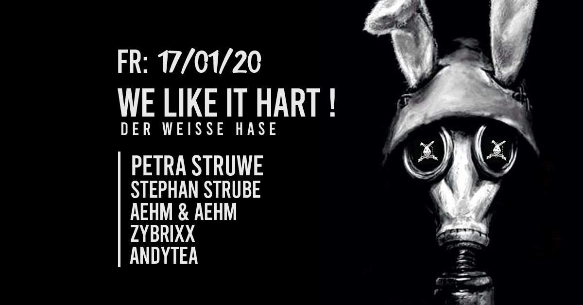We Like it Hart with Petra Struwe - フライヤー表