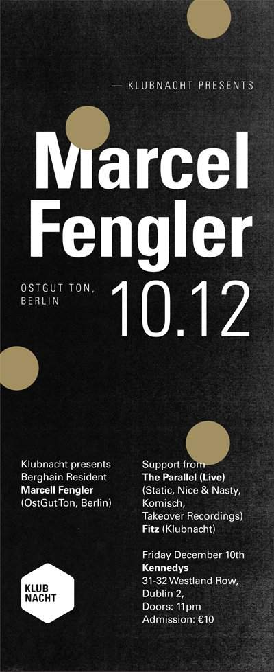 Klubnacht presents Marcel Fengler - Página frontal