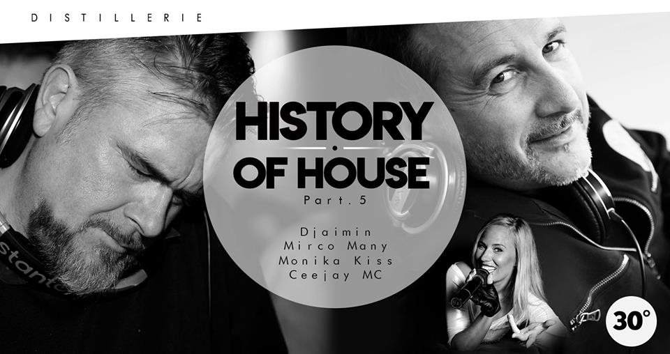 History of House - フライヤー表