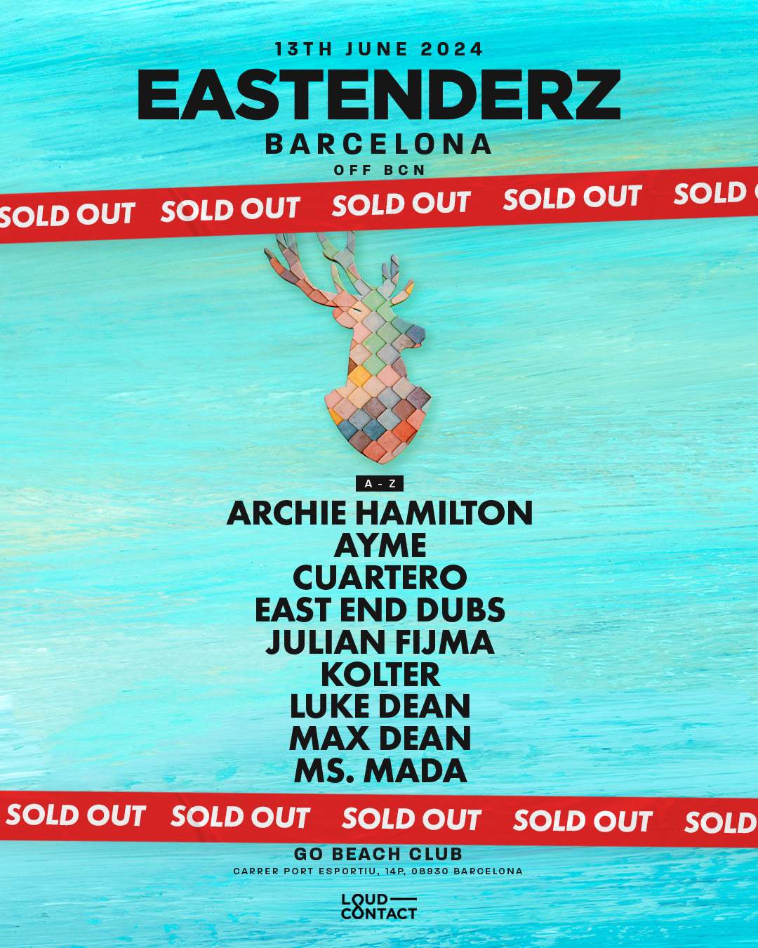 Eastenderz - Off Barcelona [SOLD OUT] - フライヤー表