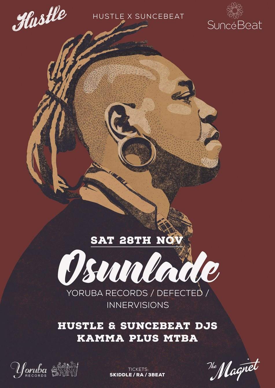 Hustle Pres. Osunlade / Suncebeat Party - フライヤー表