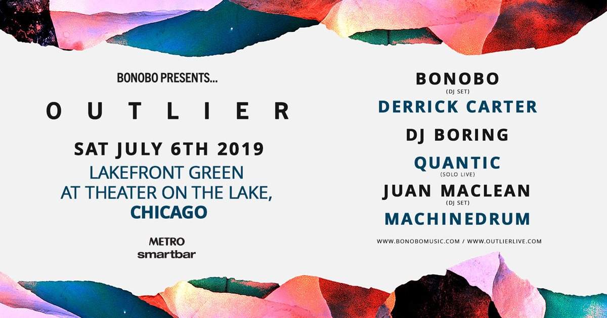 Bonobo presents Outlier with Derrick Carter, DJ Boring, Quantic, & More - Página frontal