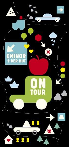 Eminor & Der Hut On Tour - フライヤー表