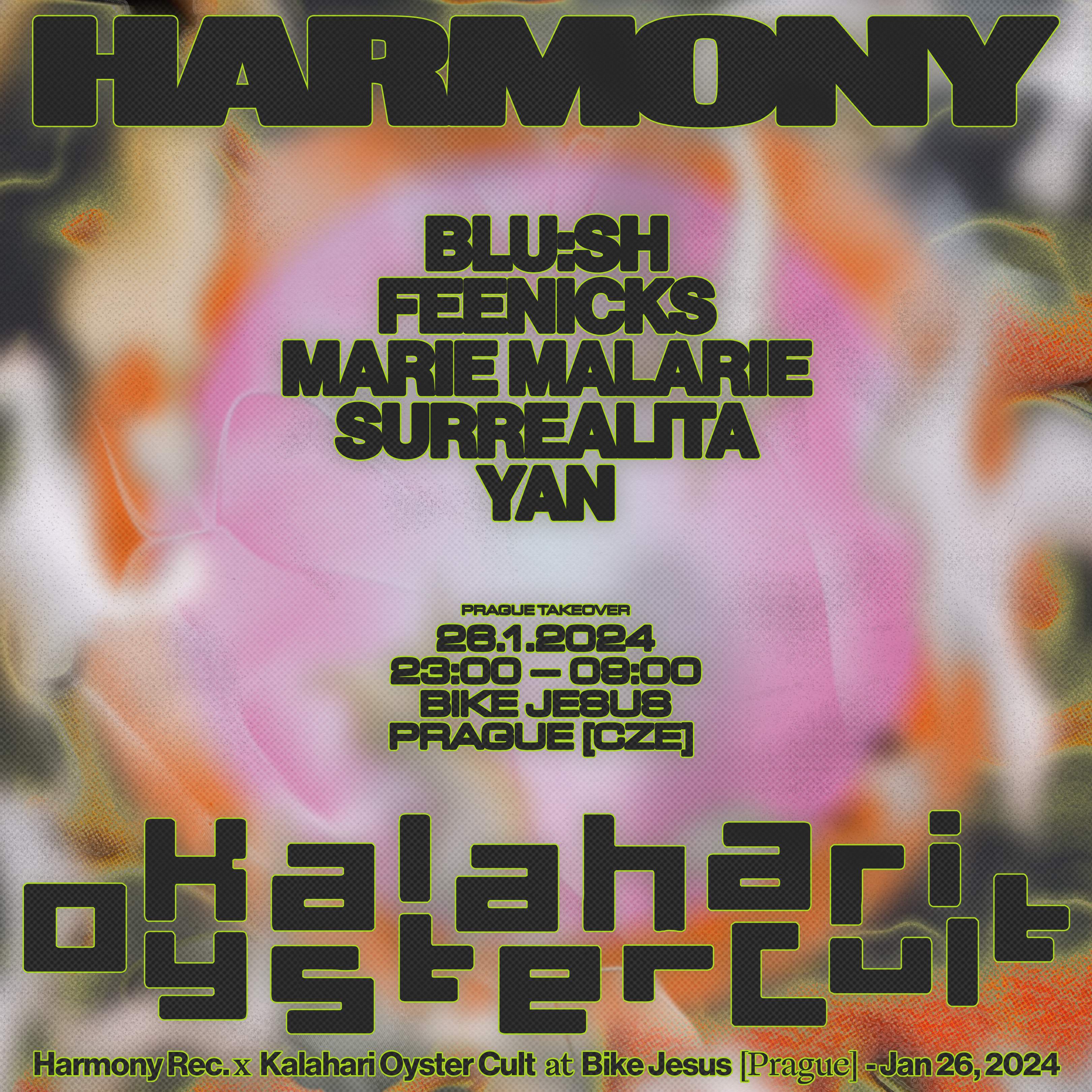 Harmony x Kalahari Oyster Cult: Prague - Página frontal