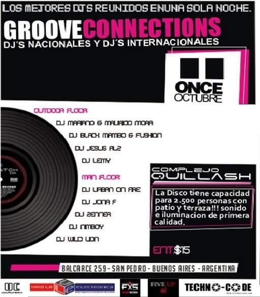 Groove Conection 2009 - フライヤー裏