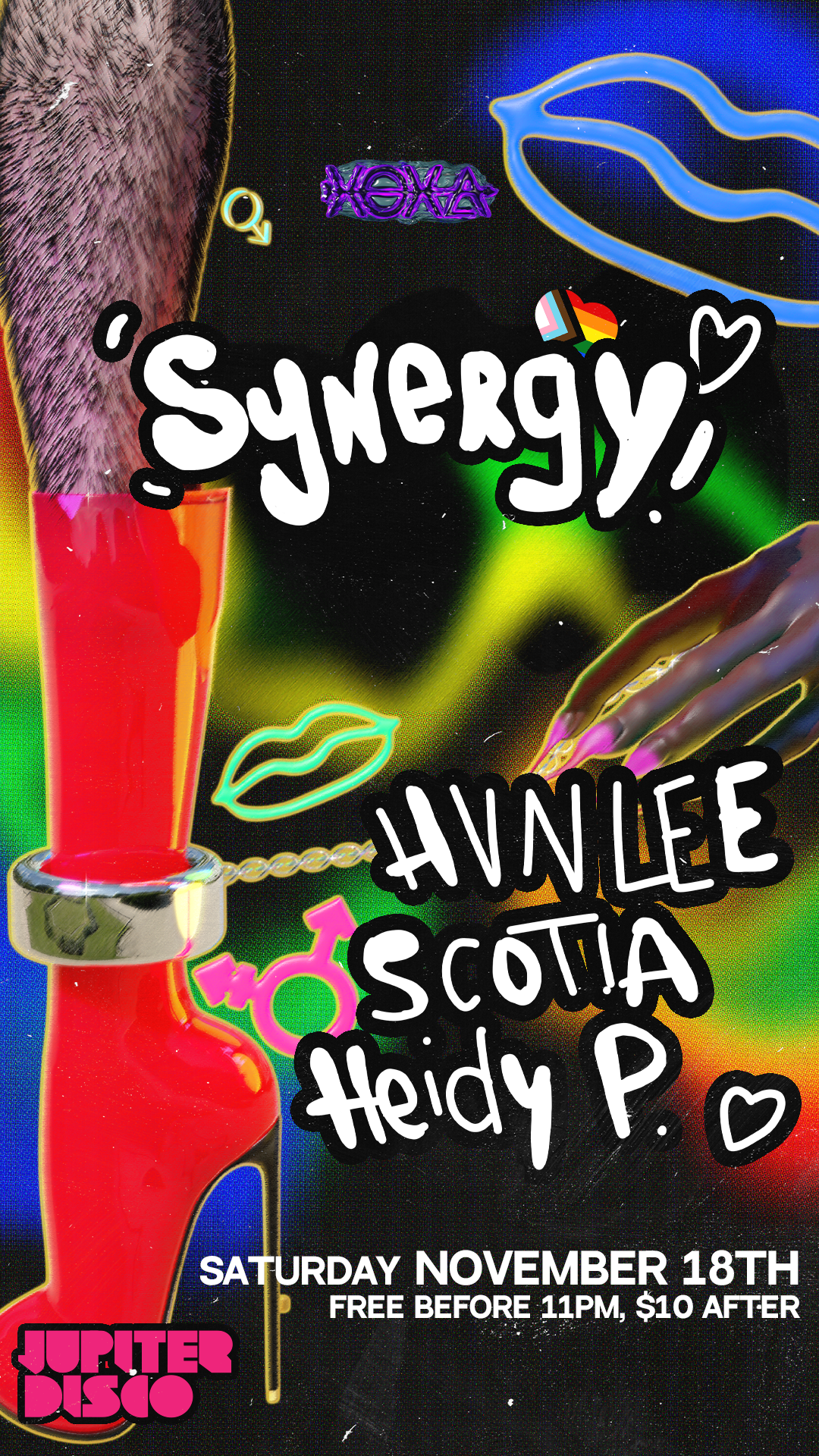 SYNERGY: HVNLEE, Scotia & Heidy P - Página frontal