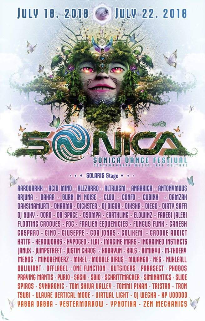 Sonica Dance Festival 2018 - Página trasera
