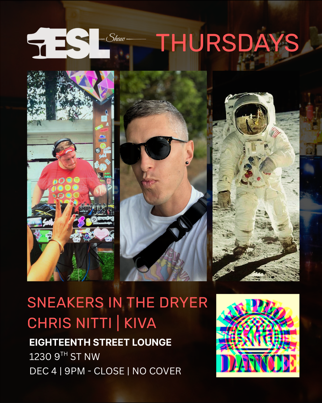 Make People Dance Thursdays at Eighteenth Street Lounge (ESL ...
