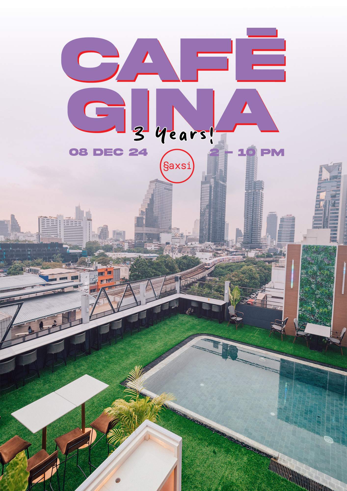 Café Gina @ Saxsi Rooftop Bangkok at Saxsi Rooftop, Bangkok