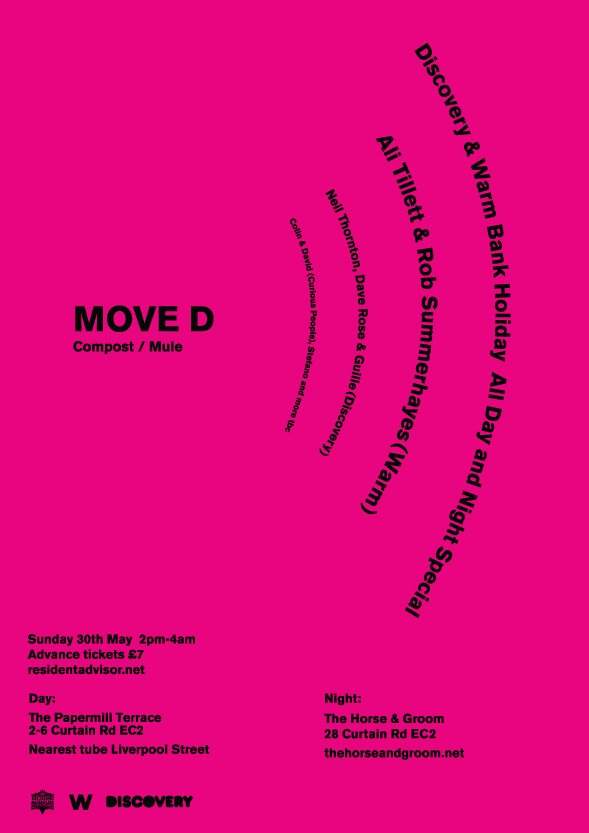 Discovery & Warm Terrace Party and All Nighter with Move D - Página frontal