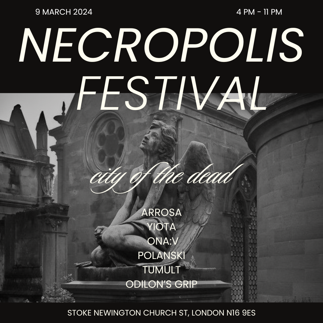 Khoinix presents: Necropolis Festival at the Church - Página trasera