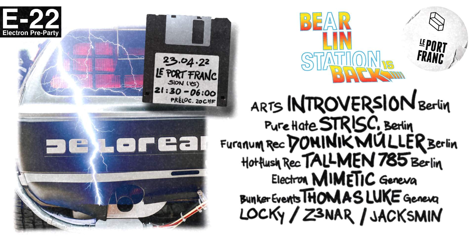 BEAR'LIN STATION IS BACK, powered by ELECTRON FESTIVAL x Le Port Franc - Página frontal