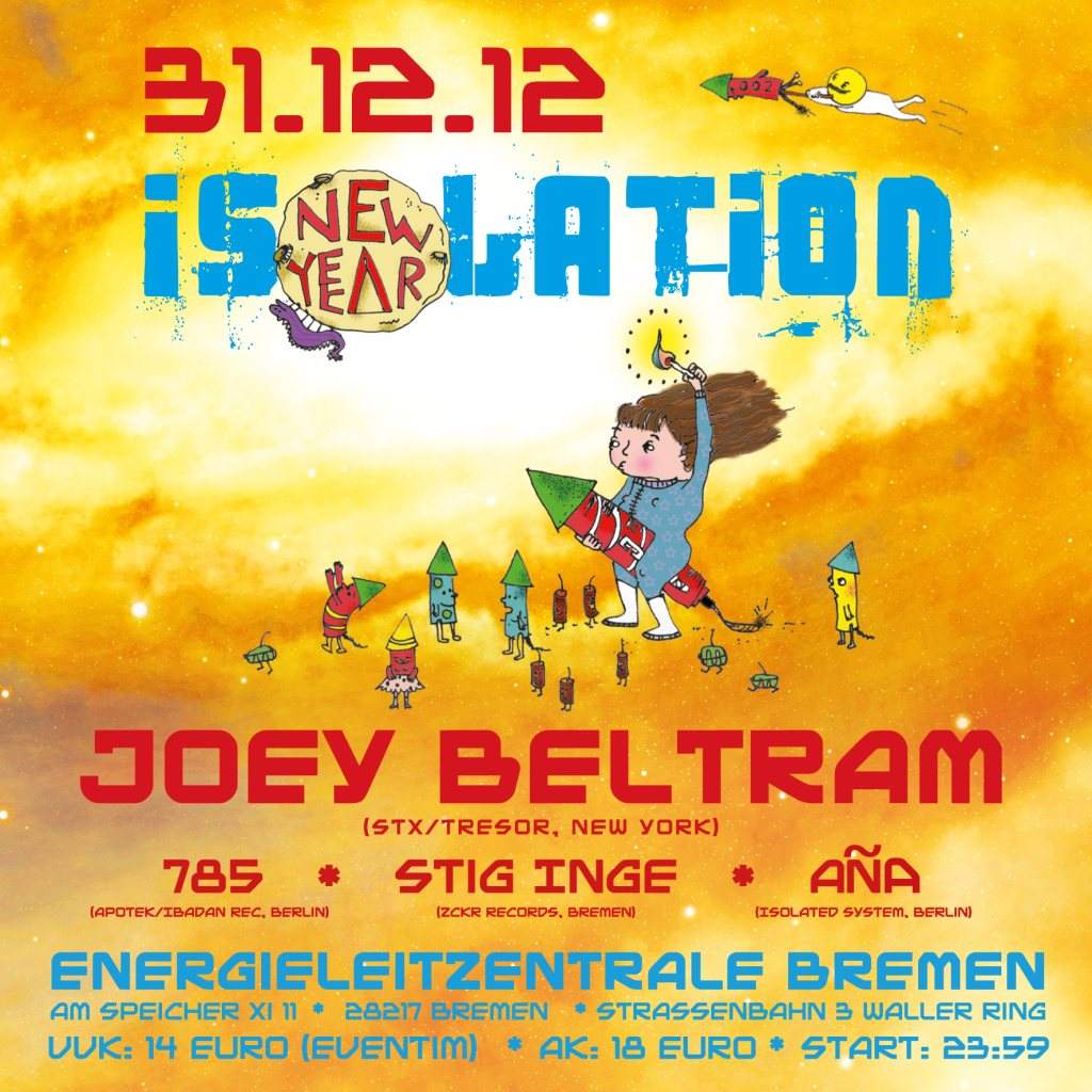 Isolation 002 mit Joey Beltram - フライヤー表
