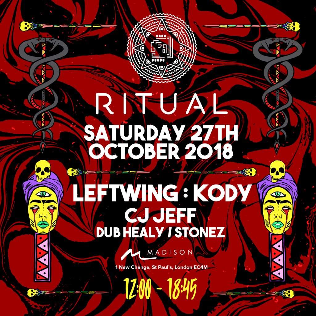 Ritual - Halloween with Leftwing: Kody, CJ Jeff- Sold out - Página frontal